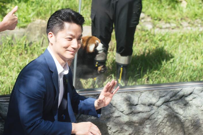 小貓熊亮相記者會系列照片共6張(第3張)