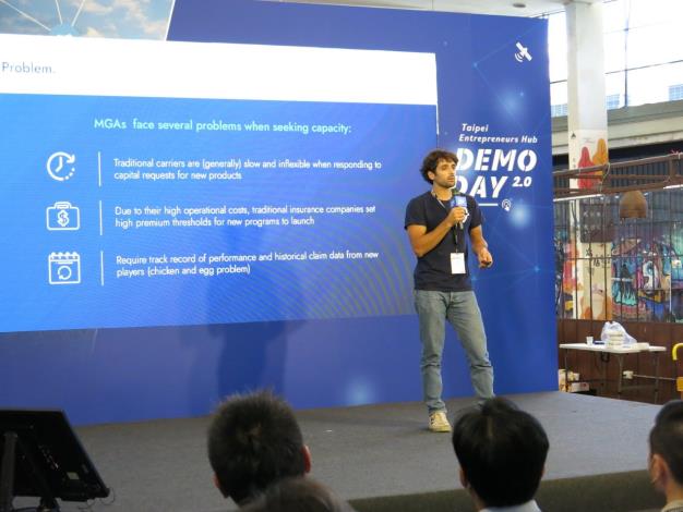 國際新創於Taipei Entrepreneurs Hub 2.0 Demo Day進行簡報競賽