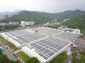 長興淨水廠太陽光電發電設備