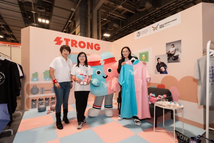 超萌壯寶房間展示世壯運周邊商品