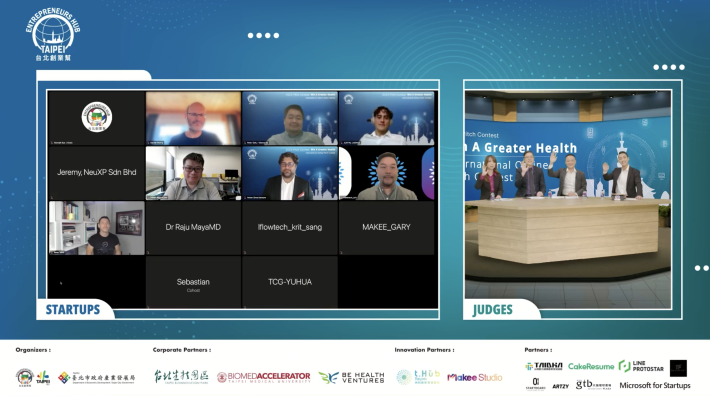 Taipei Entrepreneurs Hub collaborates with BE Health Ventures, Taipei Medical University's BioMed Accelerator, and Taipei BioInnovation Park for the International Online Pitch Contest