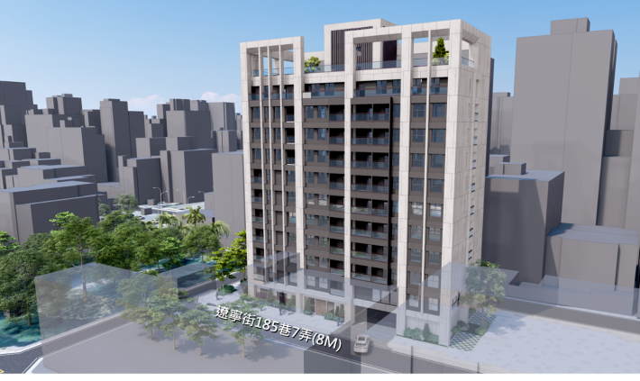 更新後建築模擬圖