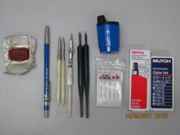 鴨嘴筆、沾水筆、工程筆