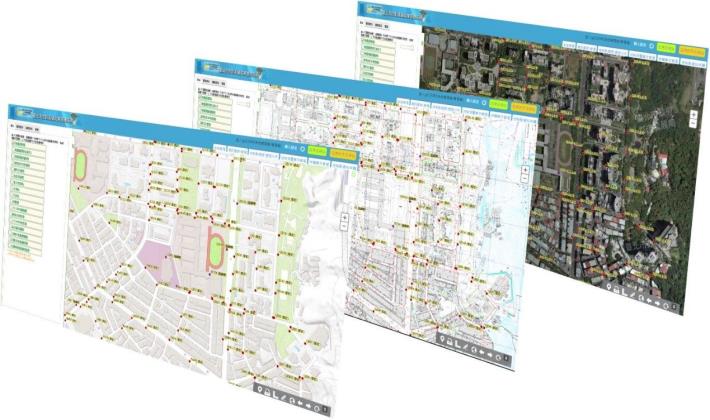 圖4、控制點資料套疊各式圖資