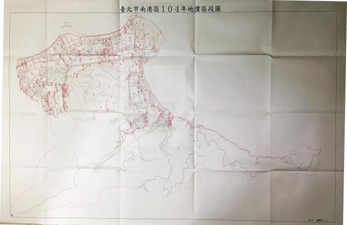 104年電腦繪製地價區段圖