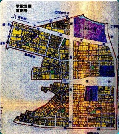 日據時期幸段重劃後地籍圖