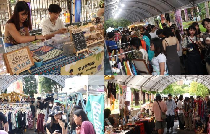 自來水園區2日開放免費入園，除有演唱會外，還有好吃好玩好逛的文創逗號市集、胖卡餐車。