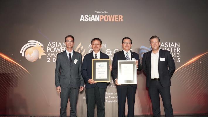 北水處獲亞洲水獎雙獎肯定