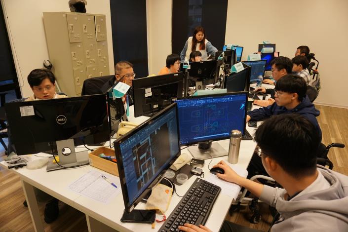 圖說三：學員上課受訓情形