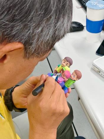 圖說二：學員實作3D列印課