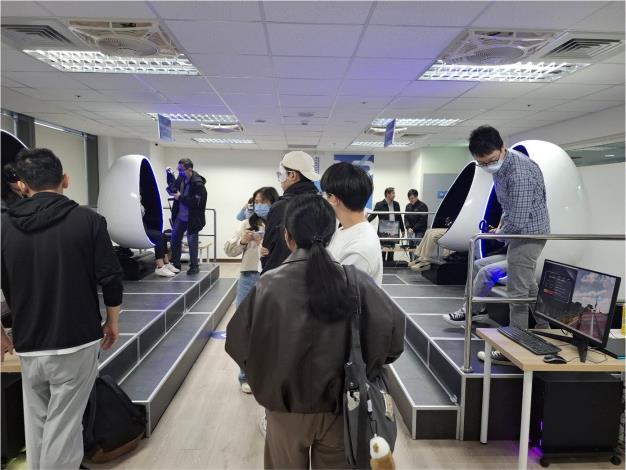 圖說二、學員體驗職安模擬訓練