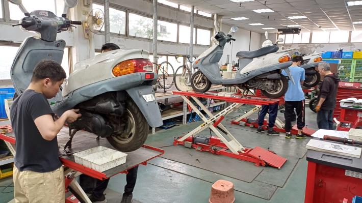 北市職能學院-機車維修課程上課情形-2