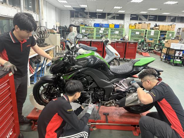 北市職能學院-機車維修課程上課情形-1