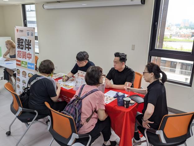 圖示一： 北市勞動局臺北市就業服務處8月4日至8月7日，共邀集24家知名企業於各就服站舉辦現場徵才活動，提供770個工作機會。