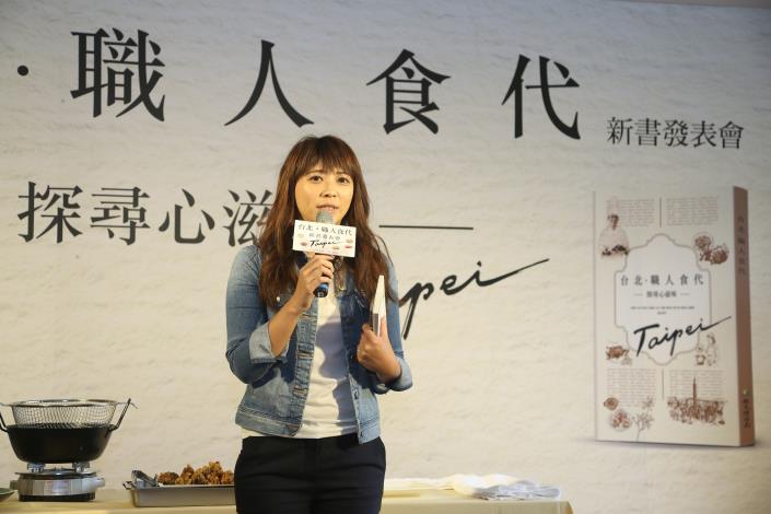 台北市觀光傳播局局長陳思宇鼓勵大家多多支持台北在地美食。.JPG
