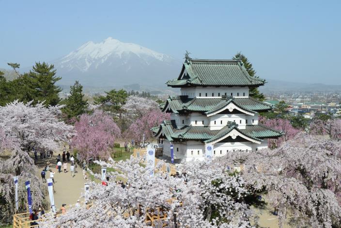 弘前市擁有日本現存12座天守城之一