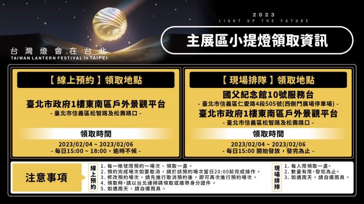 1.主展區發放時間及地址