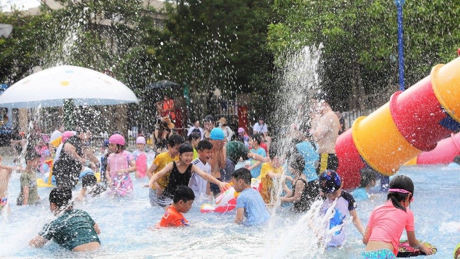 在自來水園區有小朋友最愛的台北親水節享受歡樂又清涼的暑期生活。