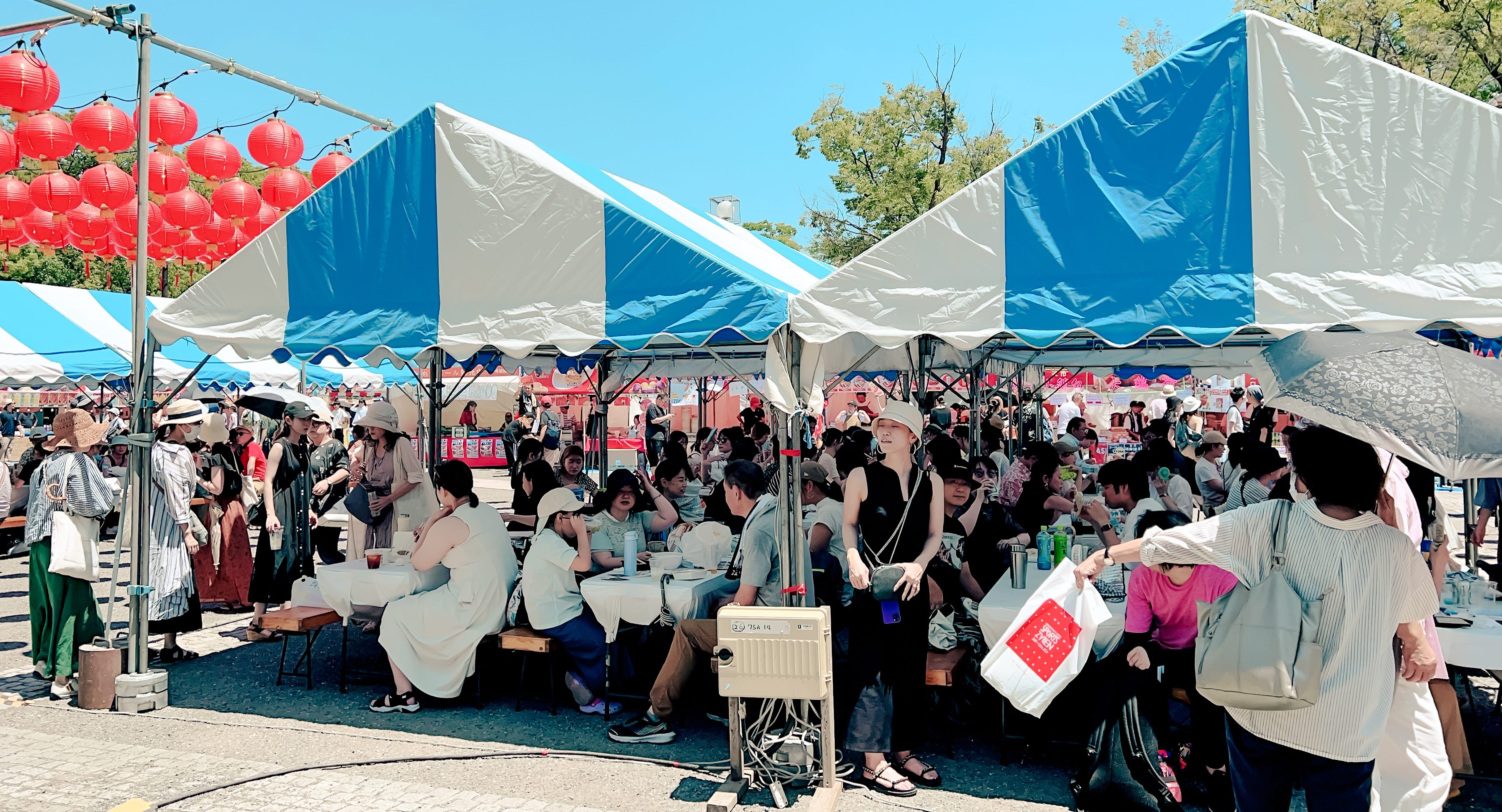 「Taiwan Festa 台灣嘉年華」舉辦期間適逢日本暑假，現場吸引眾多喜歡臺灣美食的人潮。