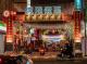 臺灣省城隍廟響應2024台北燈節展示跨街燈海。