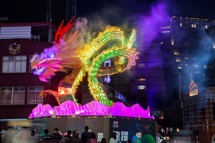 台北燈節「龍躍光城」將於2月17日在台北西區全面開展