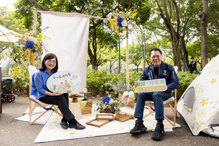 小椿日和市集與2024花伴野餐合作，推出花卉、文創及輕食為主的文創市集。