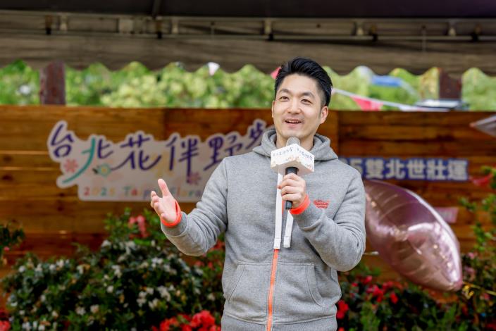 臺北市長蔣萬安感謝市民熱情參與，共享春日花伴野餐時光