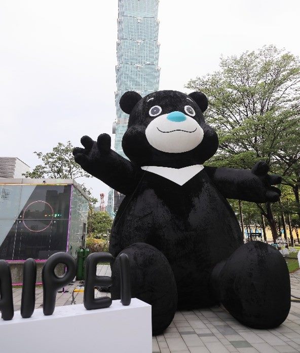 6米高巨型熊讚氣偶7月9日至20日將現身臺東熱氣球嘉年華。