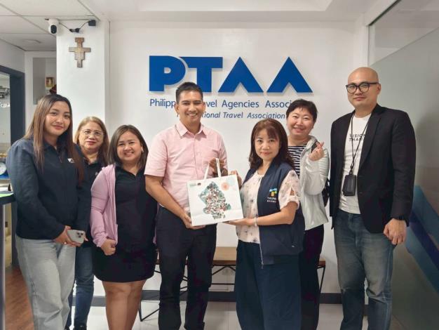 觀傳局洪梅雲科長拜會菲律賓最大的旅行社協會PTAA副主席Mr. Dominic Castillejos