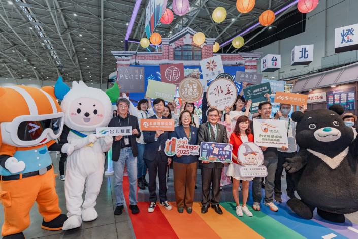 圖3：ITF「臺北館」攜手臺北市優質業者，以「臺北感性」精神參展，展現臺北城市溫暖。
