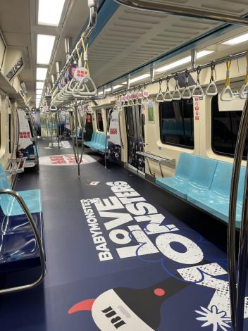 BABYMONSTER應援-期間限定捷運車廂