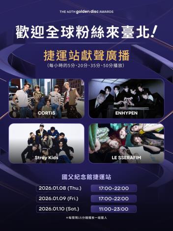 四組超人氣團體CORTIS、LE SSERAFIM、Stray Kids、ENHYPEN驚喜獻聲