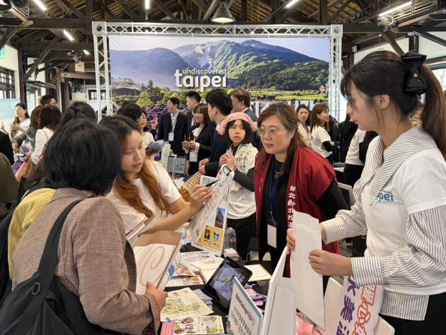 圖說5-推介會超過30家臺北業者參與，與韓國業者交流互動，場面熱絡