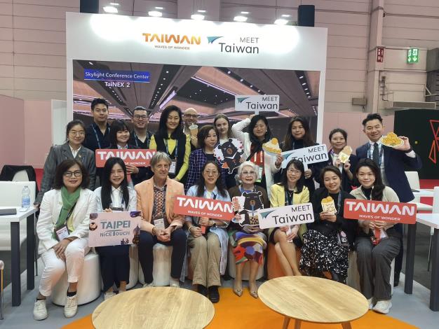 圖說2：臺北市觀傳局隨MEET TAIWAN組台灣館，推動臺北MICE一站式服務。
