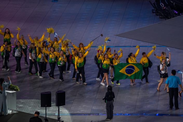 雙北世壯運開幕典禮巴西運動選手進場