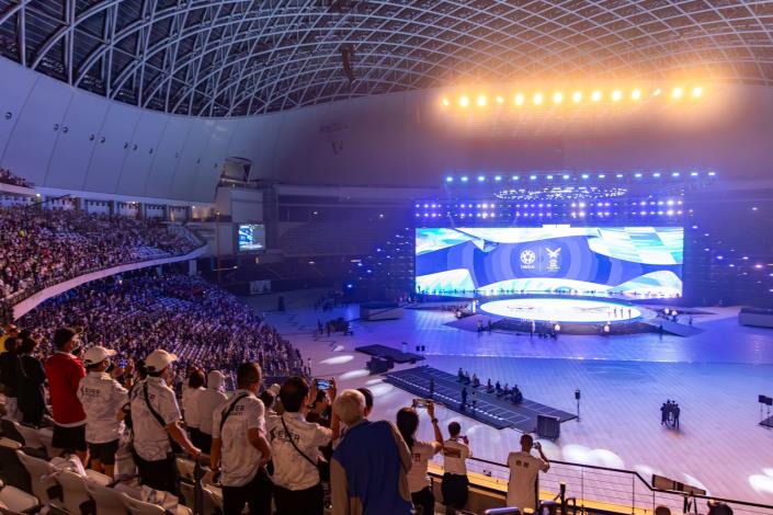 來自全球的貴賓與民眾齊聚一堂，共同見證2025年雙北世界壯年運動會開幕典禮盛況02