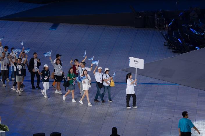 雙北世壯運開幕典禮各國運動選手進場-比賽項目高爾夫