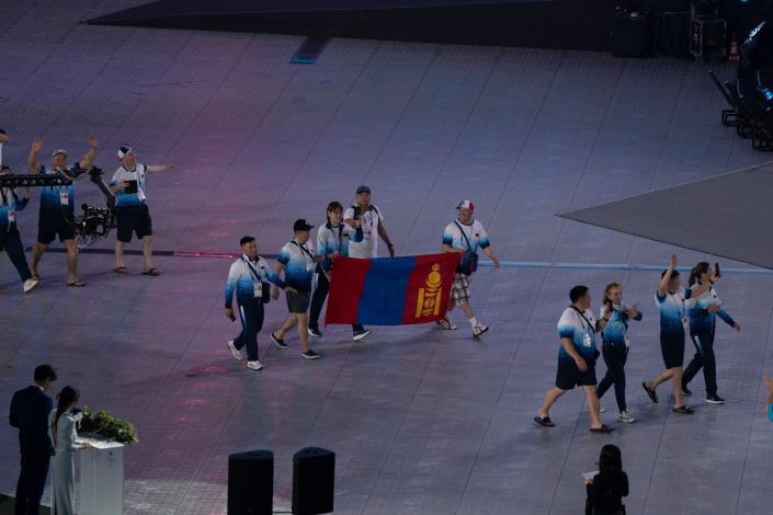 雙北世壯運開幕典禮蒙古運動選手進場02