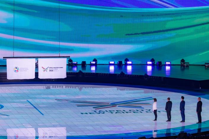 「2025雙北世界壯年運動會」與「國際壯年運動總會」升會旗儀式02