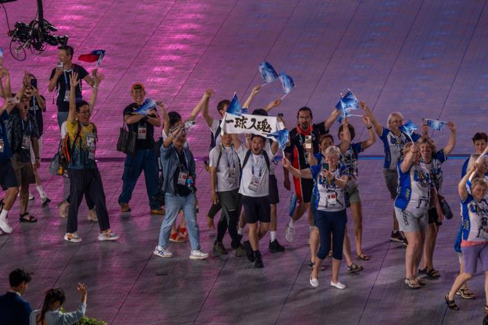 雙北世壯運開幕典禮各國運動選手進場-比賽項目排球