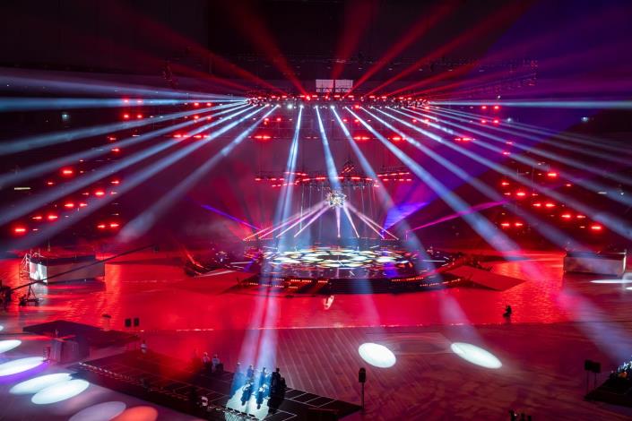 文化節目三-種子聖火-燈光秀表演01