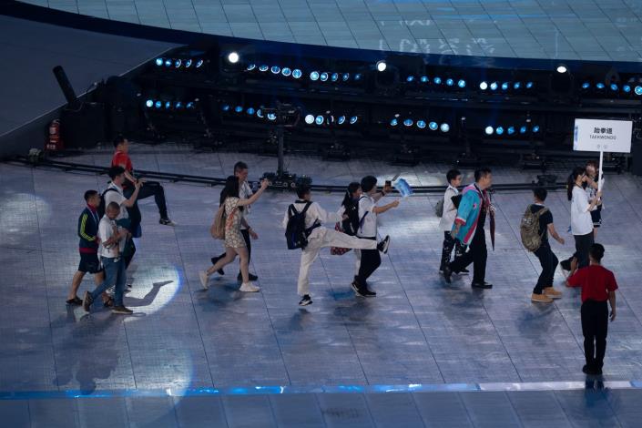 雙北世壯運開幕典禮各國運動選手進場-比賽項目跆拳道