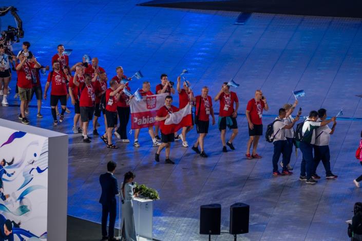 雙北世壯運開幕典禮波蘭運動選手進場