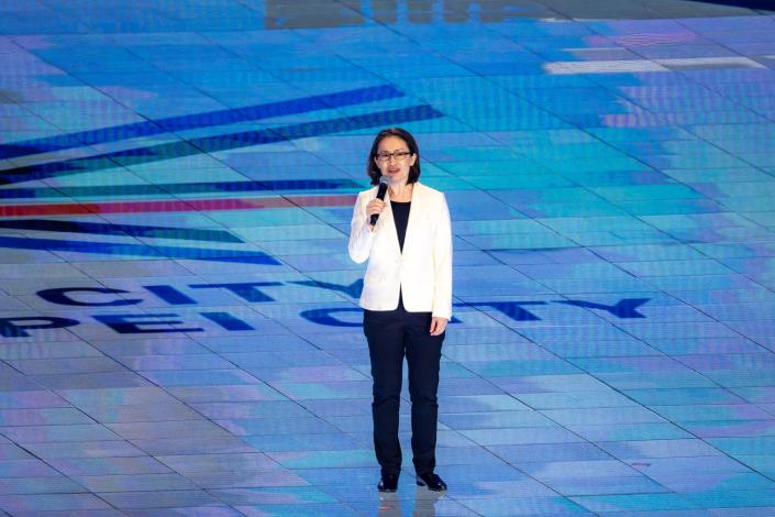 副總統蕭美琴進行致詞