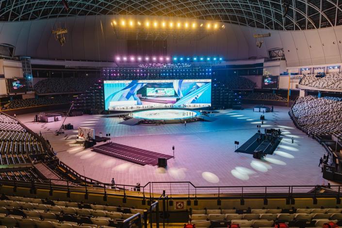 2025年雙北世壯運開幕典禮舞台