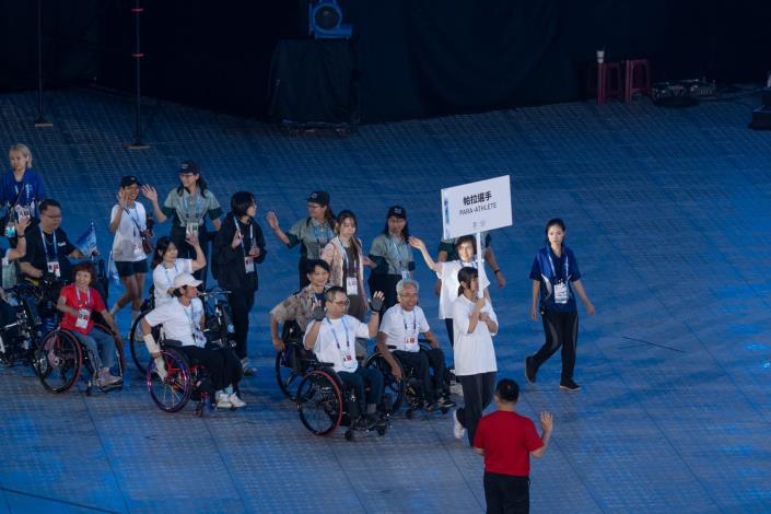 雙北世壯運開幕典禮各國運動選手進場-帕拉選手