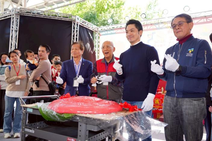 蔣萬安出席2026臺北客家春慶新丁新枝祈福活動2