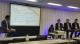 林欽榮副市長與NRI田崎嘉邦部長(左1)、北海道IT推進協會會長森正人(右2)及數字車庫部長佐佐木智也(右1)等人進行座談討論臺北札幌間創造新商業的可能性。