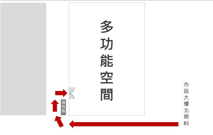 記者會場地位置圖