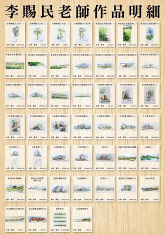 大安市民藝廊111年第3季-策展明細海報-畫說台北